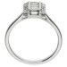 18ct White Gold Diamond Deco Ring