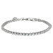 Diamonfire Cubic Zirconia Tennis Charm Sterling Silver Bracelet