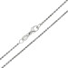 1.5mm Platinum Fine Rope Chain Necklace 