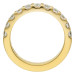 18ct Yellow Gold 1.06ct Diamond Half Eternity Ring