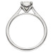 Platinum 0.90ct Lab Grown Diamond Engagement Ring