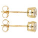 9ct Yellow Gold 0.97ct Natural Diamond Earrings