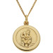 9ct Yellow Gold St Christopher Pendant