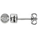9ct White Gold 0.15ct Diamond Stud Earrings
