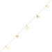 9ct Yellow Gold Sea & Sand Adjustable Anklet