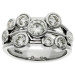 Platinum 1.50ct Diamond Bubble Ring