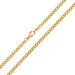 9ct Yellow Gold 2.88mm Filed Curb Chain