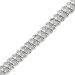 9ct White Gold Diamond Bracelet