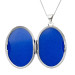 Sterling Silver 2.50cm Classic Oval Patterned Locket