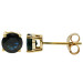 9ct Yellow Gold 1.10ct Sapphire Earrings