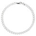 Sterling Silver 4.5mm Flat Curb Bracelet