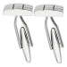 Rhodium Plated Square Cufflinks