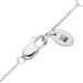 18ct White Gold Diamond & Sapphire Pendant