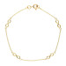9ct Yellow Gold Infinity Bracelet
