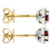 18ct Gold Ruby Earrings