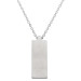 Men's Blue Plated Stainless Steel Necklace