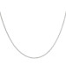 1.37mm 9ct White Gold Curb Chain