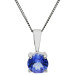 9ct White Gold 0.50ct Tanzanite Pendant