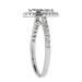 9ct White Gold 0.50ct Diamond Navette Cluster Ring