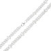 Sterling Silver 11mm Handmade Brick Link Chain