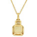 18ct Yellow Gold Diamond & Citrine Pendant