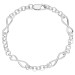 Sterling Silver Fancy Infinity Bracelet