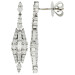 18ct White Gold 1.75ct Diamond Drop Earrings