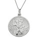 9ct White Gold St Christopher Pendant