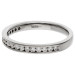 18ct White Gold 0.25ct Diamond Half Eternity Ring