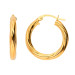 9ct Yellow Gold Chunky Twisted Hoops