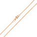 9ct Rose Gold 1.93mm Close Link Trace Chain