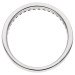 18ct White Gold 0.25ct Diamond Half Eternity Ring