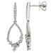18ct White Gold 1.00ct Diamond Drop Earrings