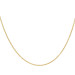 1mm 18ct Yellow Gold Trace Chain