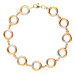 9ct Rose, White & Yellow Gold Bracelet