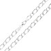 Sterling Silver 8mm Handmade Oval Double Link Chain