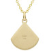 Gold Plated Sterling Silver & Mother Of Pearl Pendant