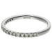 Platinum 0.26ct Diamond Half Eternity Ring