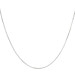 0.80mm 9ct White Gold Venetian Box Chain