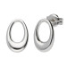 9ct White Gold Stud Earrings