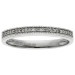 9ct White Gold Diamond Half Eternity Ring