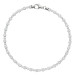 Sterling Silver Cubic Zirconia Tennis Bracelet 