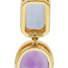 18ct Yellow Gold Amethyst & Tanzanite Pendant