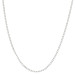 9ct White Gold 1.28mm Curb Chain