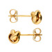 9ct Yellow Gold Knot Stud Earrings