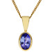 9ct Yellow Gold 0.50ct Tanzanite Pendant 