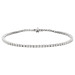9ct White Gold 2.00ct Lab Grown Diamond Tennis Bracelet