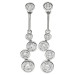 18ct White Gold 0.80ct Diamond Drop Earrings