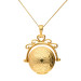 9ct Yellow Gold Round Spinner Locket