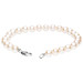 9ct White Gold Round Cultured River Pearl 6-6.5mm Bracelet